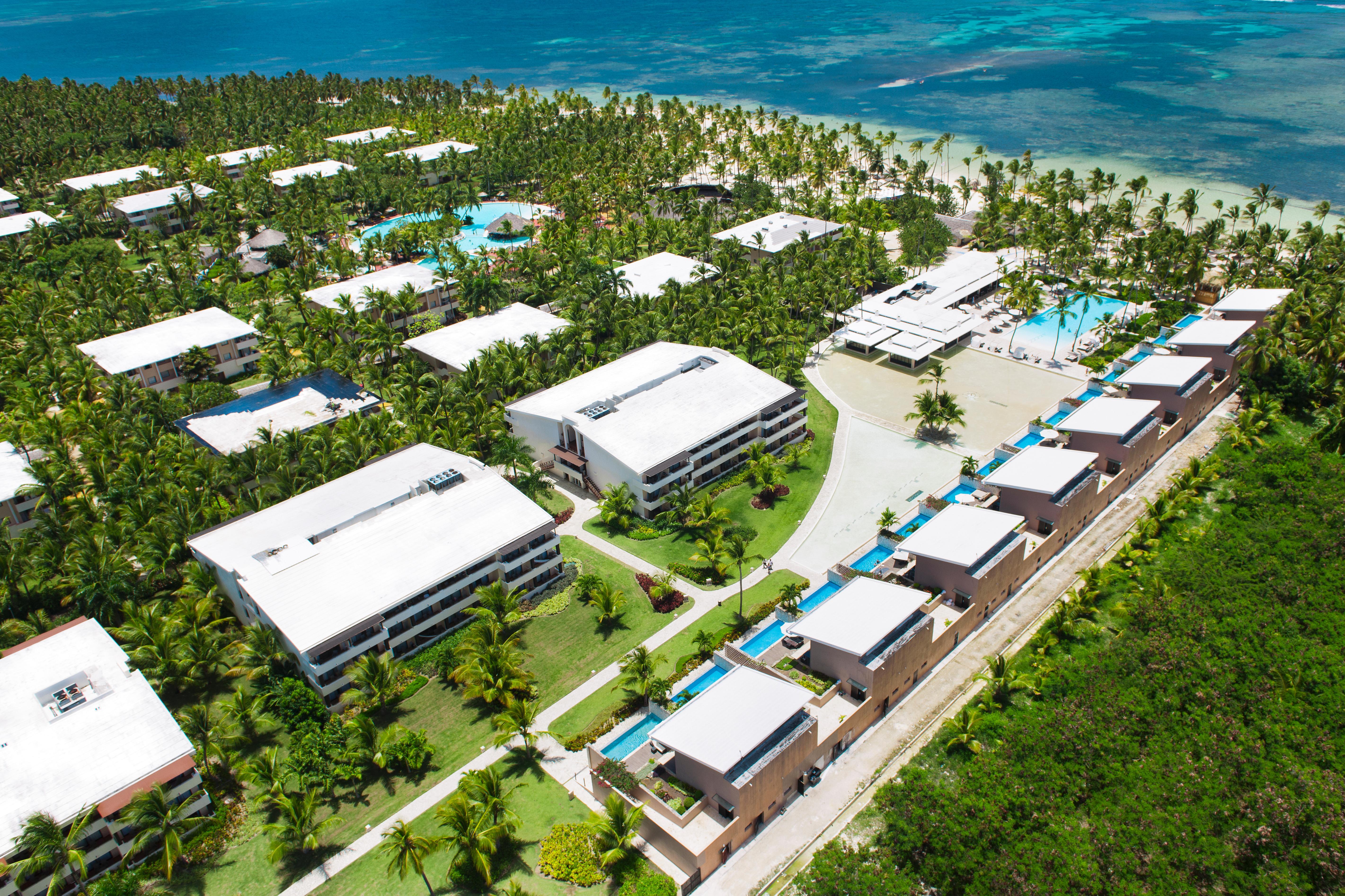 Catalonia Royal Bavaro (Adults Only) Hotel Punta Cana Exterior photo Aerial view of the resort